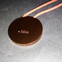 Collana BLISS in corda Medaglia 4cm con diamantino