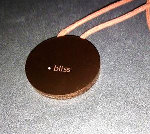 Collana BLISS in corda Medaglia 4cm con diamantino