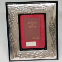 Portafoto vintage Romar in radica e Argento 925%