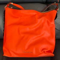 Borsa a spalla Manila Grace rosso corallo