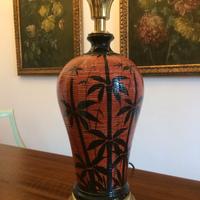 Lampada da tavolo porcellana vintage anni 70