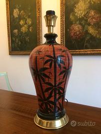 Lampada da tavolo porcellana vintage anni 70