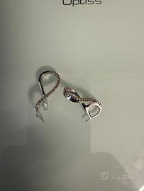 Orecchini oro Bianco peso 8gr