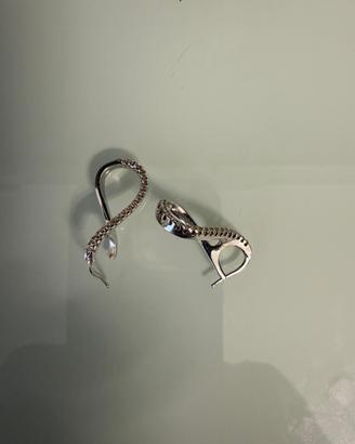 Orecchini oro Bianco peso 8gr