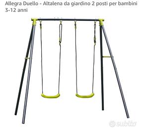 Altalena da giardino 2 posti per bambini