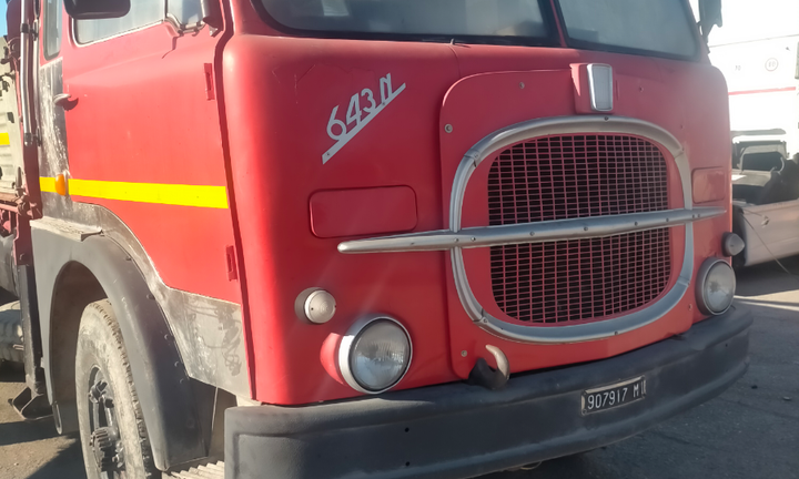 Fiat 643 N1 con escavatore