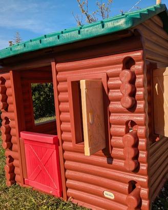 Casetta da giardino Little Tikes Log Cabin