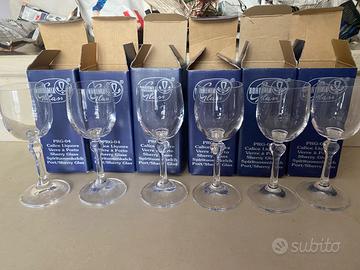 Set 6 Calici Liquore / Porto / Sherry BohemiaGlass