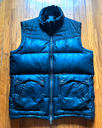 Gilet smanicato imbottito Lee piuma antracite XXL