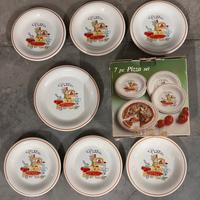 Set pizza 7 pezzi vintage