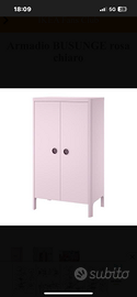 Armadio bimba rosa