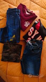 lotto di Nr 05 pezzi abbigliamento bambino usato. 