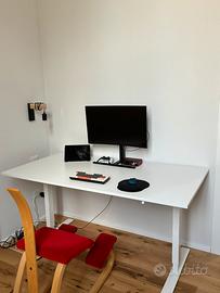 IKEA TROTTEN scrivania regolabile 160x80