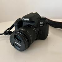 Canon EOS77D + obiettivi + zaino