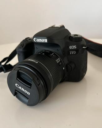 Canon EOS77D + obiettivi + zaino