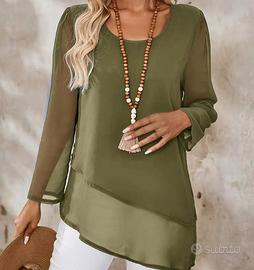 Camicia elegante donna taglia XL 