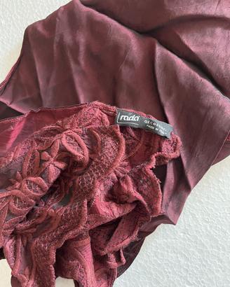 Foulard sottile Radà - Viola intenso - 112x25 cm