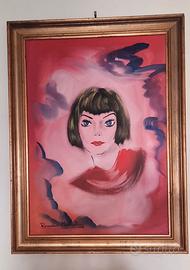 Dipinto Quadro Romano Mussolini olio su tela