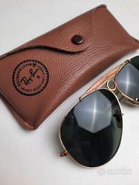 Ray-Ban occhiali B&L USA Shooter aviator 10k oro