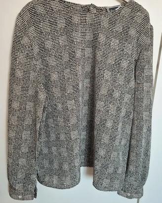 Camicia Luisa Spagnoli tg XL bianco/nero