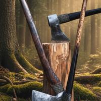 Ascia in acciaio al carbonio. 5160/L6  -  2.7 kg 