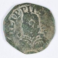 Tornese Filippo IV Napoli 1636 Sigle GAC Giglio