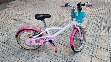 Bicicletta  bambina 4-6 anni B-TWIN 16 rosa