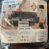 Copridivano elasticizzato con penisola 3 +3