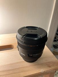 Sigma 50mm f/1.4 EX DG HSM per Canon EF