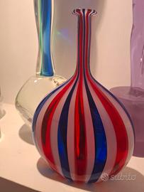 Vaso bottiglia vetro di murano vintage anni 60/70 