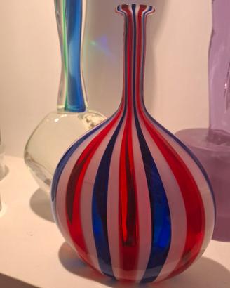 Vaso bottiglia vetro di murano vintage anni 60/70 