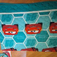 piumino leggero e set lenzuola singola cars