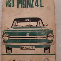 Libretto uso e manutenzione NSU Prinz 4L