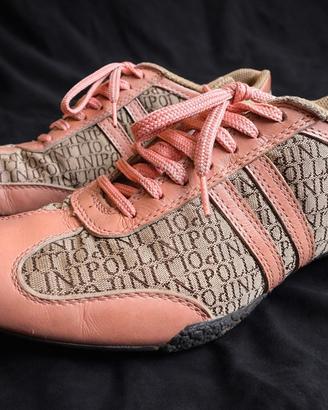 Sneakers Pollini Rosa/Beige con Monogramma