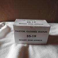 Punti metallici per aggraffatrici 35-19