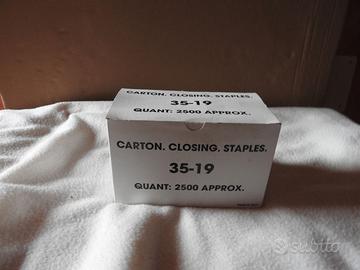 Punti metallici per aggraffatrici 35-19