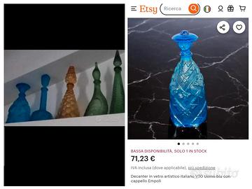 design vintage in vetro arte  Empoli