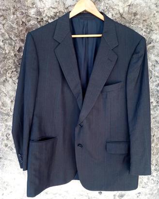 Giacca uomo XL/ 52 gessata, in lana "Lucchetta”