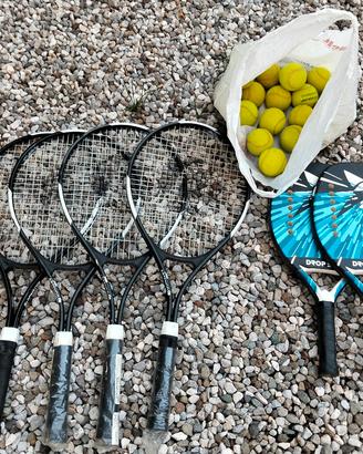 Racchette Tennis e Padel e palline dunlop