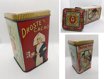 Scatola latta vintage Droste's Cacao - Haarlem - Collezionismo In