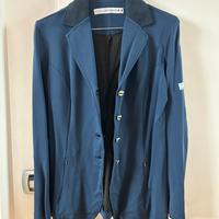 Giacca gara equitazione donna blu Animo