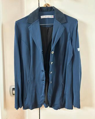 Giacca gara equitazione donna blu Animo