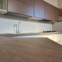 Cucina Lineare Moderna con Snack