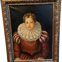 "Ritratto di dama" olio su tela, copia da Bronzino