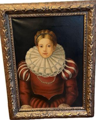 "Ritratto di dama" olio su tela, copia da Bronzino