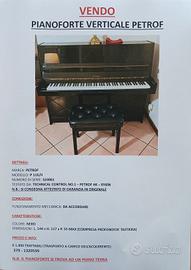 Pianoforte Petrof Verticale 