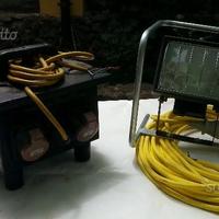 FARI in alluminio da 24 v con trasformattore