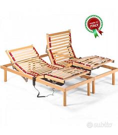 LETTO MATRIMONIALE A DOGHE ORTOPEDICO ELETTRICO