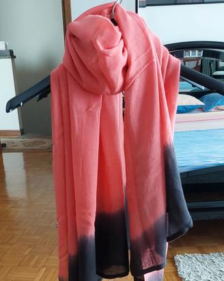 Pashmina rossa (corallo/fragola)