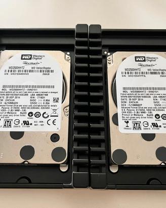2x WD VelociRaptor 250GB 10K SMART PASS
